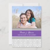 Einladungen zur Gruppe "Graue Damaski-Foto" (Rückseite)