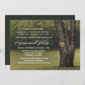 Einladungen zur Gruppe "Oak Tree Initials" (Vorne/Hinten)