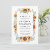 Einladungen zur Gruppe "Sonnenblumen" (Stehend Vorderseite)