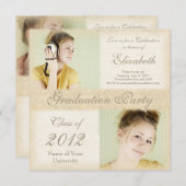 Einladungen zur Gymnasialschule für Mädchen (Vorne/Hinten)