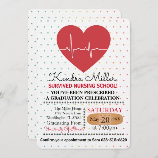 Einladungen zur Herz-Pflege-Schule (Vorne/Hinten)