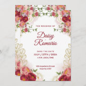 Einladungen zur Hochzeit (Vorne/Hinten)