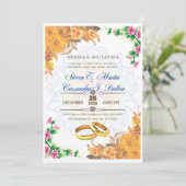 Einladungen zur Hochzeit (Stehend Vorderseite)