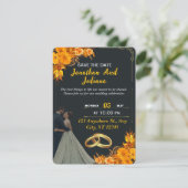 Einladungen zur Hochzeit (Stehend Vorderseite)