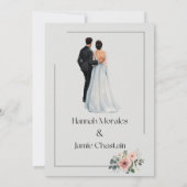 Einladungen zur Hochzeit (Rückseite)