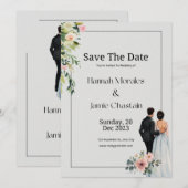 Einladungen zur Hochzeit (Vorne/Hinten)