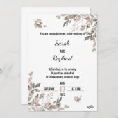 Einladungen zur Hochzeit (Vorne/Hinten)