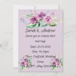 Einladungen zur Hochzeit