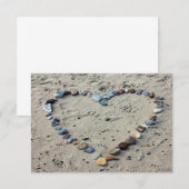 Einladungen zur Hochzeit am Tropical Beach (Vorne/Hinten)