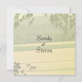 Einladungen zur Hochzeit auf dem Bauernhof (Rückseite)