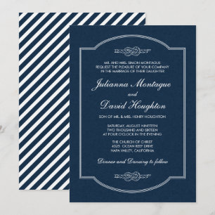 Einladungen zur Hochzeit der Seemann-Marine