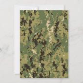 Einladungen zur Hochzeit der US-Marine (Rückseite)