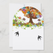 Einladungen zur Hochzeit der verzauberten Waldzwei (Rückseite)