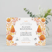 Einladungen zur Hochzeit im Herbst Herbstwald (Stehend vorne)