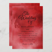 Einladungen zur Hochzeit in Bordeaux (Vorne/Hinten)