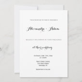 Einladungen zur Hochzeit in Rose (Rückseite)