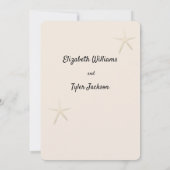 Einladungen zur Hochzeit in Urlaubsort (Rückseite)