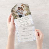 Einladungen zur Hochzeit - Save the Date Foto (Abreißen)