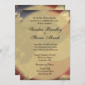 Einladungen zur Hochzeit von amerikanischen Fahnen (Vorne/Hinten)