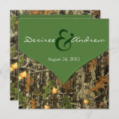Einladungen zur Hochzeit von Camouflagen (Vorne/Hinten)
