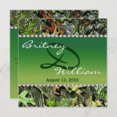 Einladungen zur Hochzeit von Camouflagen (Vorne/Hinten)