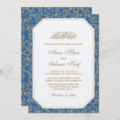 Einladungen zur Hochzeit von Moslems (Vorne/Hinten)