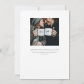 Einladungen zur Hochzeit von Stardust Monogram und (Rückseite)