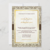 Einladungen zur Hochzeit von Vintagen Spitzen (Rückseite)