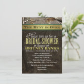 Einladungen zur Hochzeitjagd Camouflage Bridal (Stehend Vorderseite)