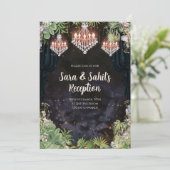 Einladungen zur Hochzeitsempfehlung für Indien (Stehend Vorderseite)