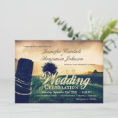 Einladungen zur Hochzeitsfeier (Stehend Vorderseite)