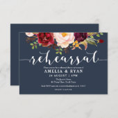 Einladungen zur Hochzeitsfeier in der Burgunder Pr (Vorne/Hinten)