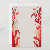 Einladungen zur Hochzeitsfeier mit Rotkreuz (Vorderseite)