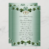 Einladungen zur irischen Hochzeit (Vorne/Hinten)