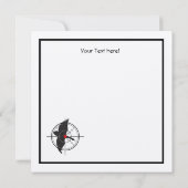 Einladungen zur Jagd auf Blindente (fügen Sie Ihre (Rückseite)