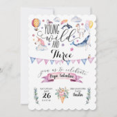 Einladungen zur Jungfrau, Wild und Drei Geburtstag (Vorderseite)