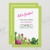 Einladungen zur Kaktus (Vorne/Hinten)