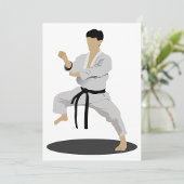 Einladungen zur Karate Pose