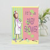 Einladungen zur Kinderdusche (Stehend Vorderseite)