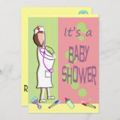 Einladungen zur Kinderdusche (Vorne/Hinten)