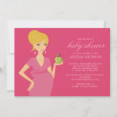 Einladungen zur Kinderdusche {Pink} (Vorderseite)