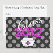 Einladungen zur Krankenschwester Graduation Party  (Vorne/Hinten)