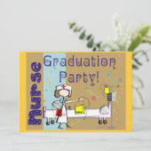 Einladungen zur Krankenschwester und Krankenschwes (Stehend Vorderseite)