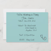 Einladungen zur Krankenschwester und Krankenschwes (Rückseite)