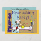 Einladungen zur Krankenschwester und Krankenschwes (Vorne/Hinten)