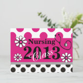 Einladungen zur Krankenschwester und Krankenschwes (Stehend Vorderseite)