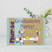 Einladungen zur Krankenschwester und Krankenschwes (Stehend Vorderseite)