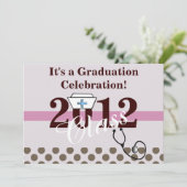 Einladungen zur Krankenschwester und Krankenschwes (Stehend Vorderseite)