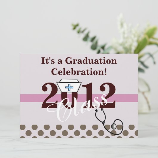 Einladungen zur Krankenschwester und Krankenschwes (Stehend Vorderseite)