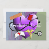 Einladungen zur Krankenschwester und Krankenschwes (Vorderseite)